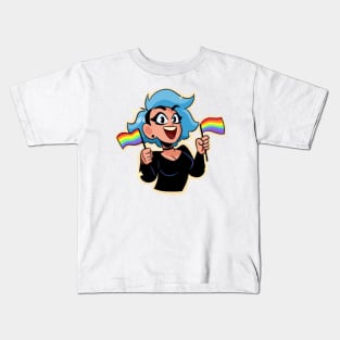 PeachFuzz Gay Pride Kids T-Shirt